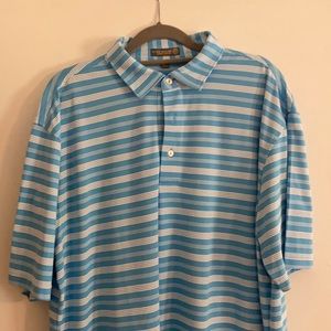 Peter Millar Summer Comfort Blue and White Stripe
